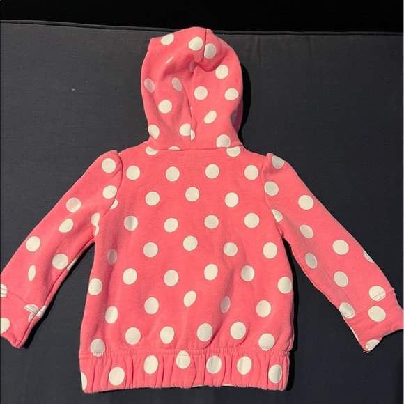 Circo pink and white, infant, polka dot sweatshirt. Like new - Picture 2 of 5